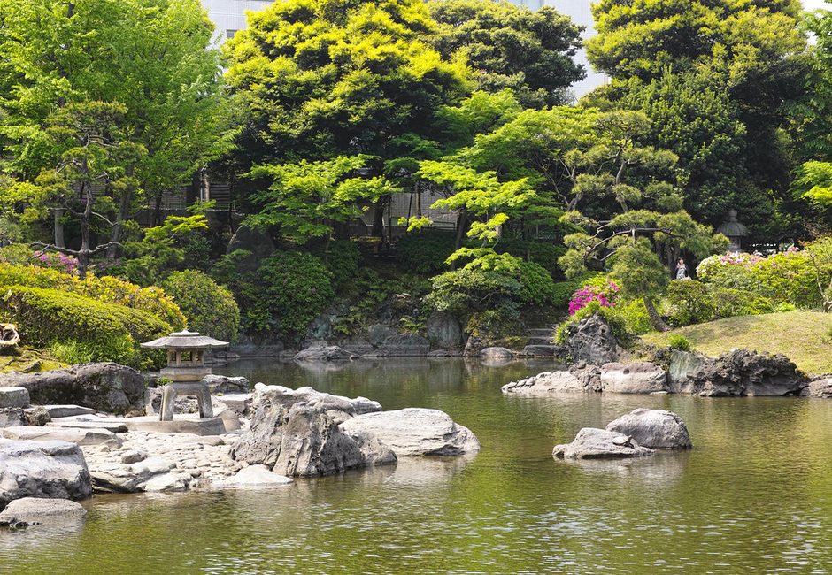 Kyu-Yasuda Garden, Ryogoku, Tokyo
