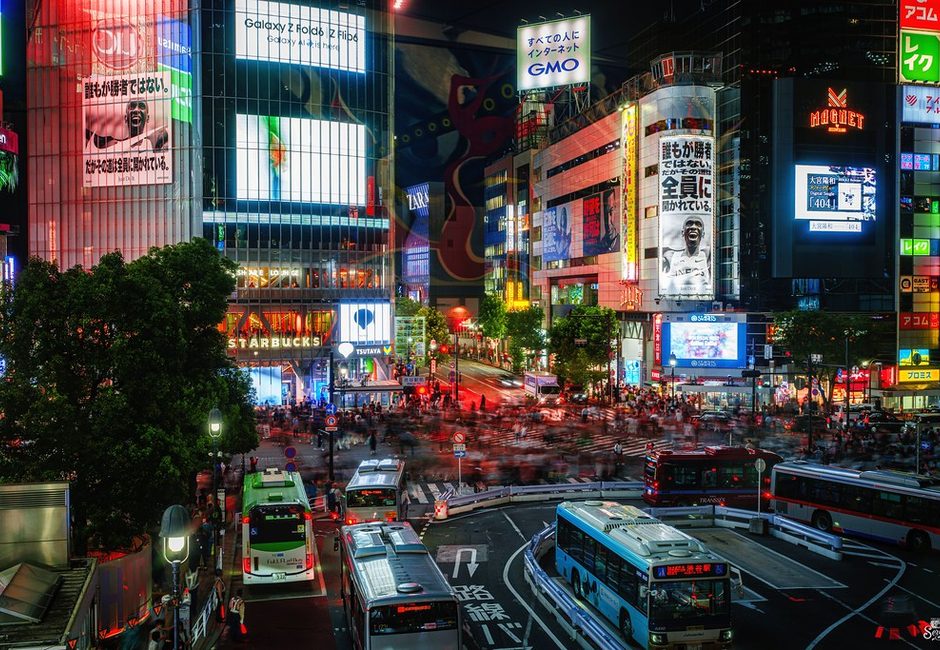 Shibuya Crossing, Shibuya, Tokyo